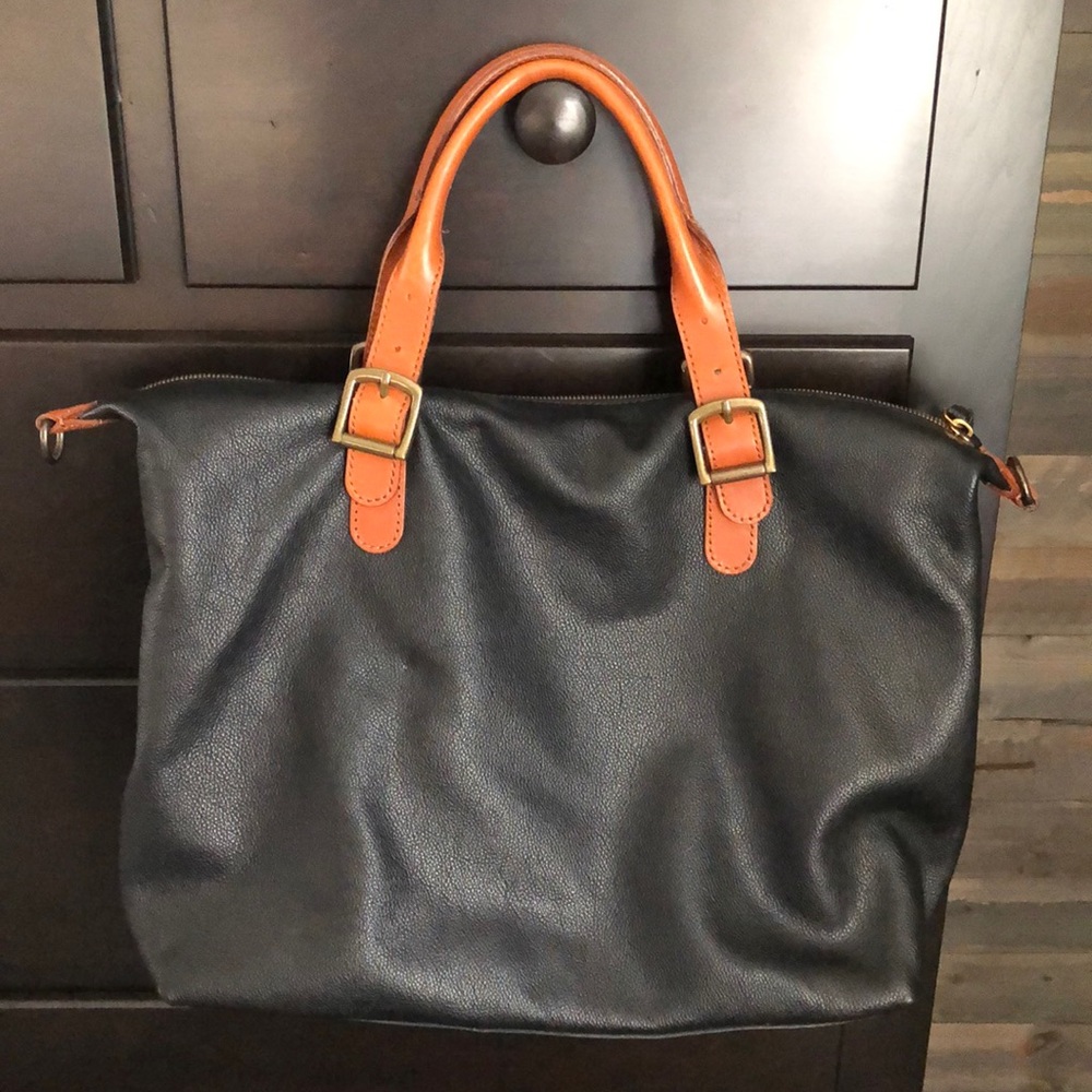 Black and Brown Mark & Graham Satchel